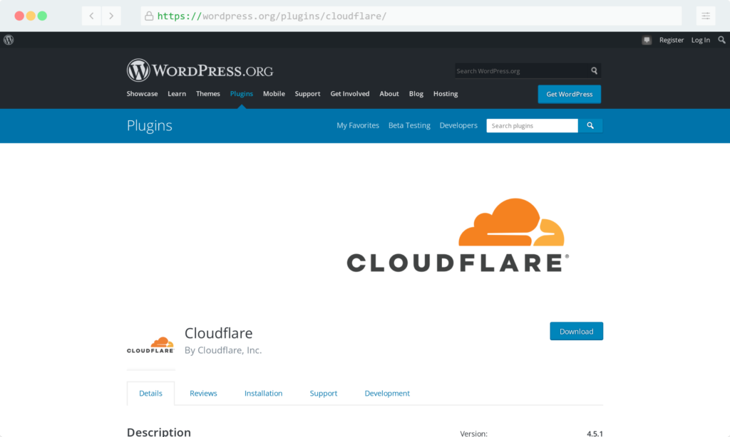 Cloudflare WordPress Plugin